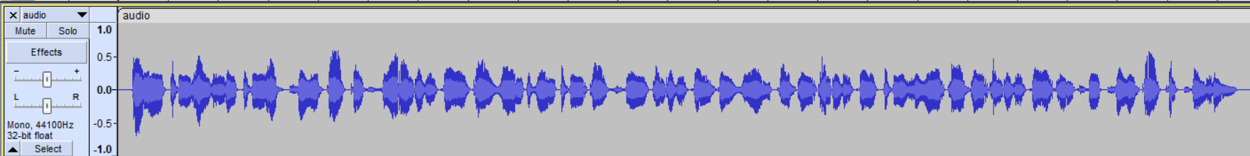 Final waveform